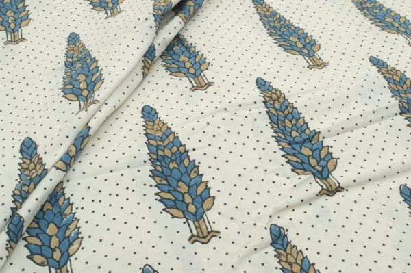 Pre-Cut 1.30m Ajrakh Pure Soft Cotton HandCrafted Fabric