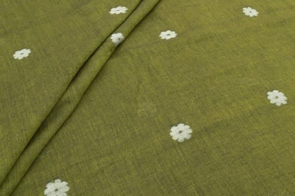 Pre-Cut 2m Authentic HandLoom Woven Design Flowy Soft Cotton Fabric