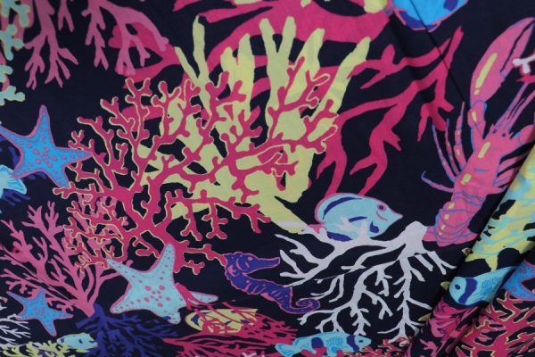 Premium Rayon Cotton Kids Printed Fabric (Large Width)