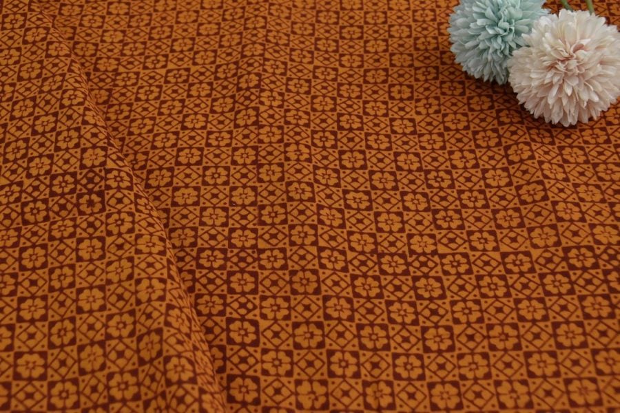 Pre-Cut 1.50m Bagh Premium Cotton Handblock Printed Fabric - Image 2