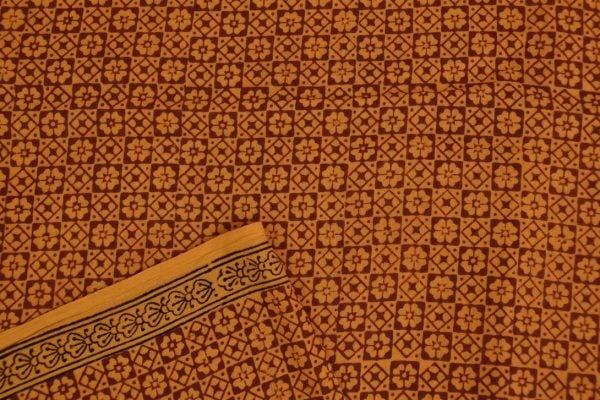 Pre-Cut 1.50m Bagh Premium Cotton Handblock Printed Fabric