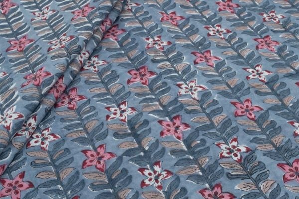 Pure Soft Cotton HandBlock Printed Fabric