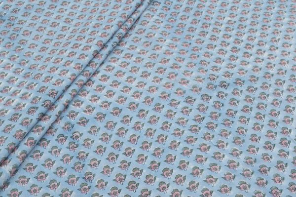 Pure Soft Cotton HandBlock Printed Fabric