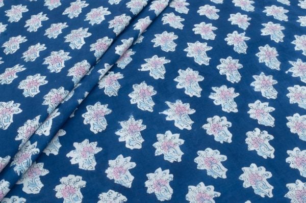 Pre-Cut 1.30m Pure Soft Cotton HandBlock Printed Fabric