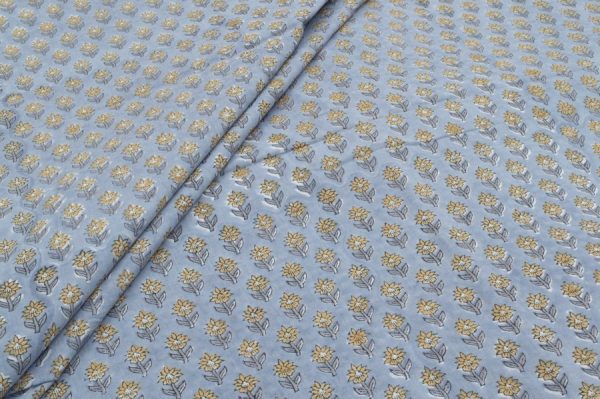Pre-Cut 1.20m Pure Soft Cotton HandBlock Printed Fabric