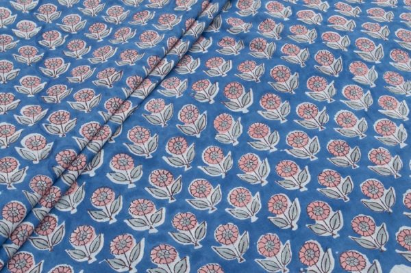 Pure Soft Cotton HandBlock Printed Fabric