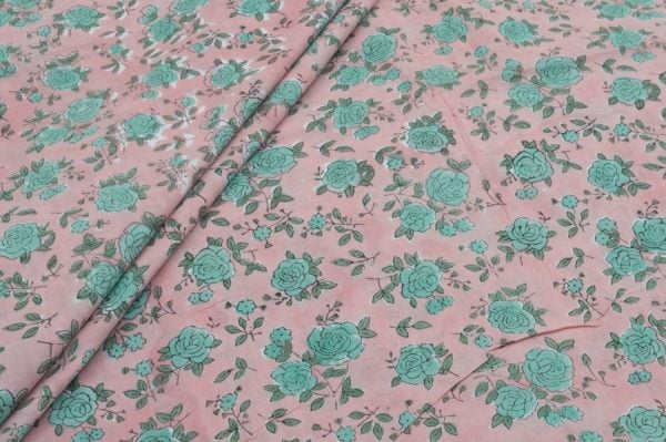 Pure Soft Cotton HandBlock Printed Fabric