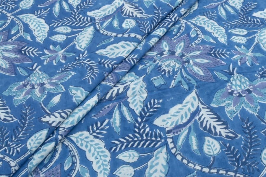 Pure Soft Cotton HandBlock Printed Fabric Pre-Cut 1.10m Pure Soft Cotton HandBlock Printed Fabric - Image 1
