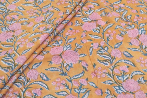 Pre-Cut 1.10m Pure Soft Cotton HandBlock Printed Fabric