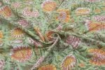 Pure Soft Cotton HandBlock Printed Fabric - Image 3