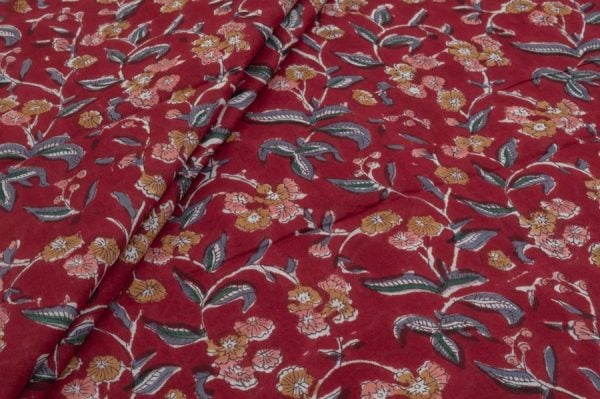 Pre-Cut 1.20m Pure Soft Cotton HandBlock Printed Fabric