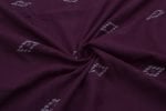 Authentic HandLoom Woven Design Flowy Soft Cotton Fabric - Image 3