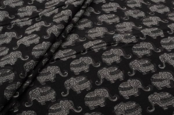 Pure Cotton Bagru Handblock Printed Fabric