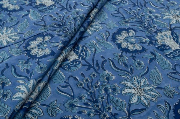 Pure Soft Cotton HandBlock Printed Fabric