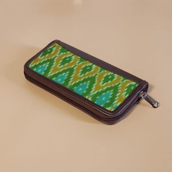 Ikkat HandCrafted Vegan Leather Wallet