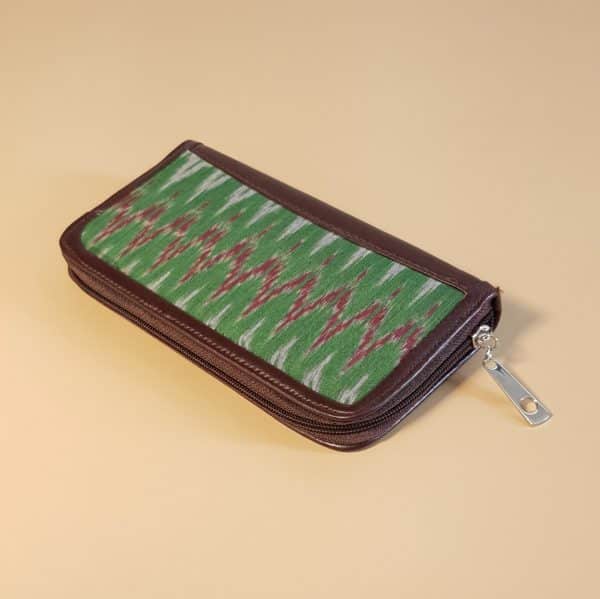 Ikkat HandCrafted Vegan Leather Wallet