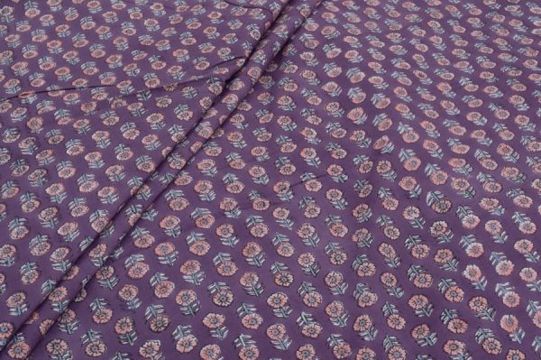 Pure Soft Cotton HandBlock Printed Fabric