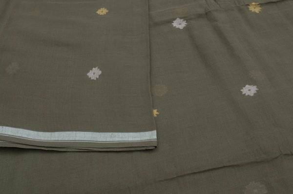 Authentic HandLoom Woven Design Flowy Soft Cotton Fabric