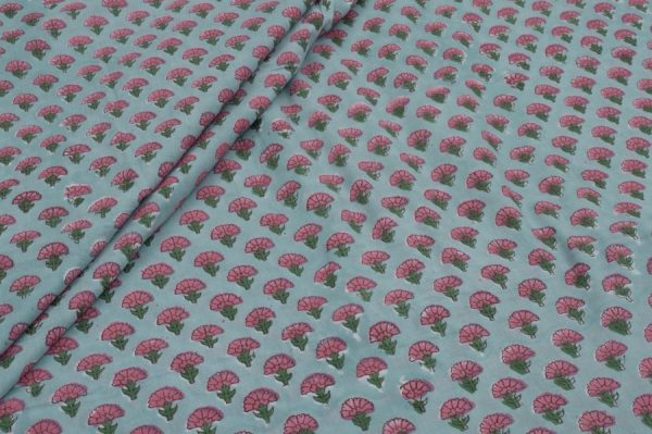 Pre-Cut 0.65m Pure Soft Cotton HandBlock Printed Fabric