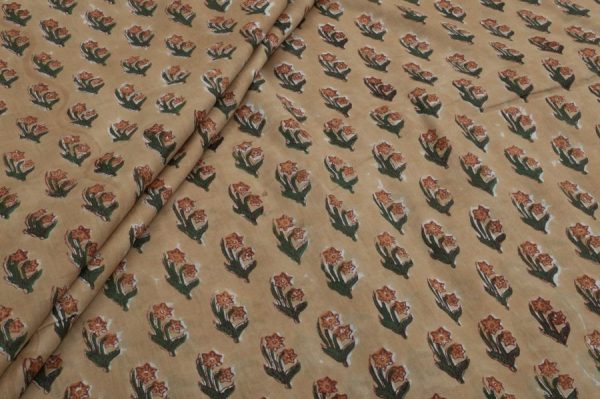 Pre-Cut 1.80m Pure Soft Cotton HandBlock Printed Fabric