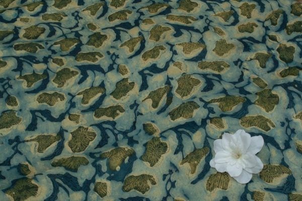 Premium Soft Modal Silk Authentic Blockprinted Fabric