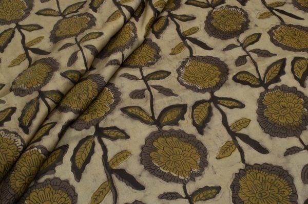 Pre-Cut 1.70m Premium Soft Modal Silk Authentic Blockprinted Fabric