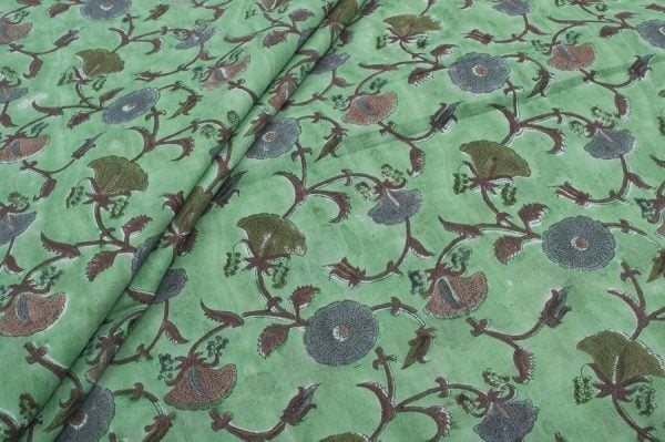 Pre-Cut 1.80m Pure Soft Cotton HandBlock Printed Fabric