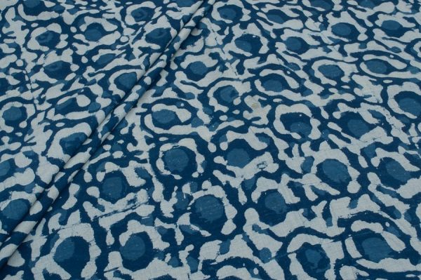 Pure Cotton Bagru Handblock Printed Fabric