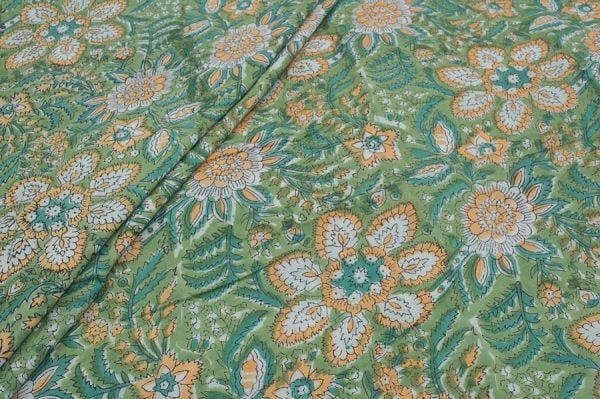 Pre-Cut 1.70m Pure Soft Cotton HandBlock Printed Fabric