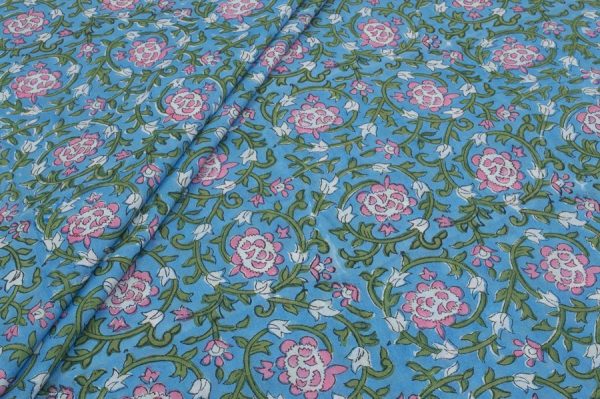Pre-Cut 1.10m Pure Soft Cotton HandBlock Printed Fabric