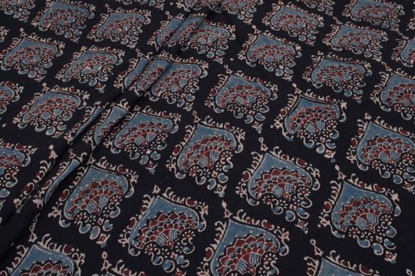 Pre-Cut 0.60m Mul Ajrakh Pure Soft Cotton HandCrafted Fabric