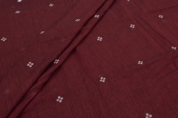 Authentic HandLoom Woven Design Flowy Soft Cotton Fabric