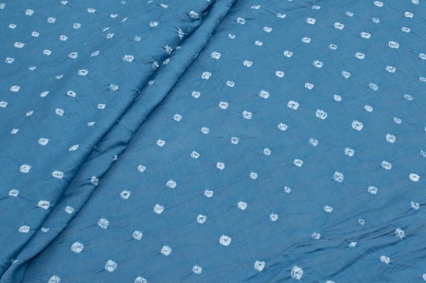 Pre-Cut 2m Bandhani Tie Dye 100% Pure Soft Cotton Satin Finish Fabric