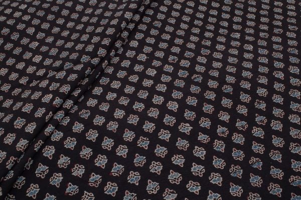 Ajrakh Pure Soft Cotton HandCrafted Fabric