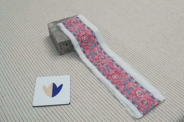 2.5mtr Border - Authentic HandBlock Printed Pure Soft Cotton Fabric