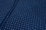 Natural Indigo Bagru Handblock Printed Cotton Fabric