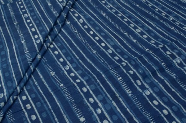 Pre-Cut 1.50m Pure Cotton Bagru Handblock Printed Fabric