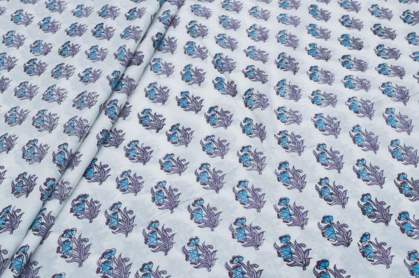 Pure Soft Cotton HandBlock Printed Fabric
