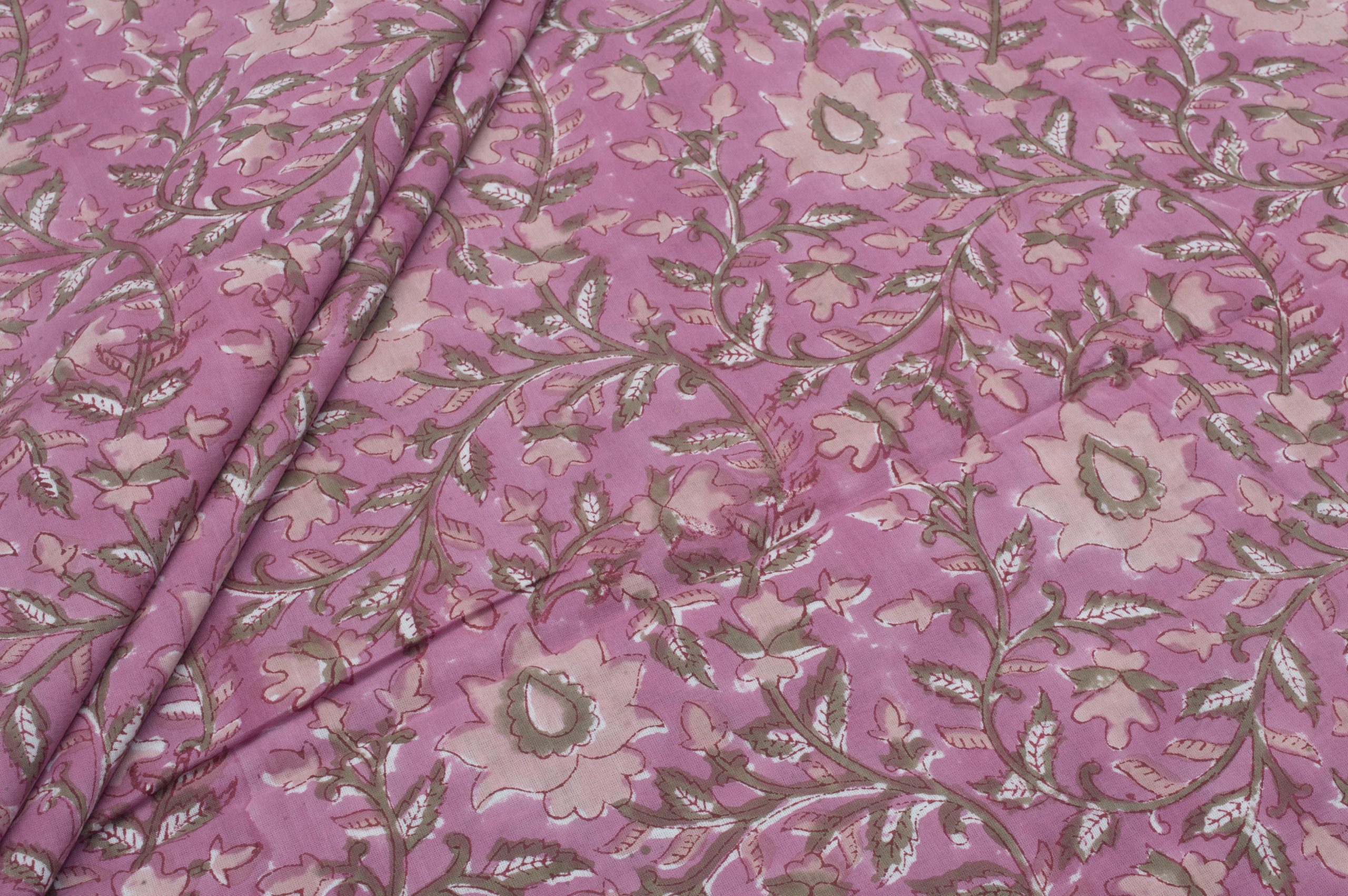 Pure Soft Cotton HandBlock Printed Fabric Pre-Cut 0.80m Pure Soft Cotton HandBlock Printed Fabric - Image 1