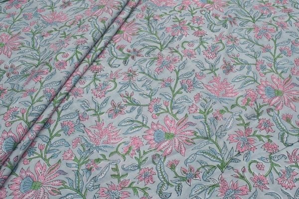 Pre-Cut 1.60m Pure Soft Cotton HandBlock Printed Fabric