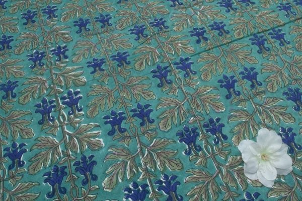 Pure Soft Cotton HandBlock Printed Fabric