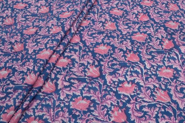 Pre-Cut 1.10m Pure Soft Cotton HandBlock Printed Fabric