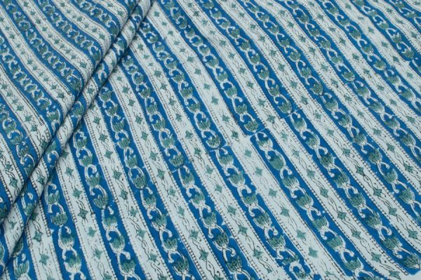Pure Soft Cotton HandBlock Printed Fabric