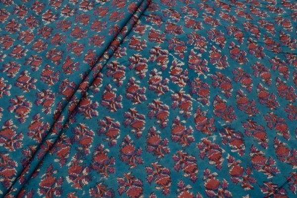 Pre-Cut 2m Pure Soft Cotton HandBlock Printed Fabric