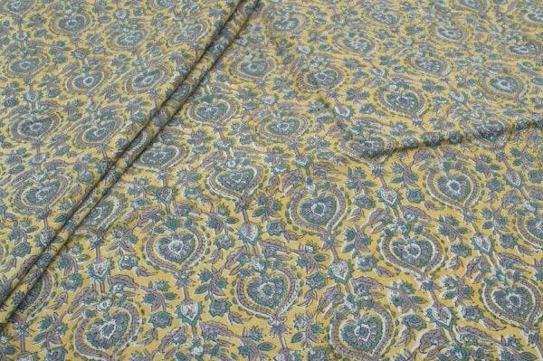 Pre-Cut 2.10m Pure Soft Cotton HandBlock Printed Fabric