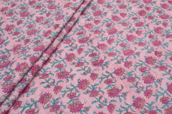 Pre-Cut 1.30m Pure Soft Cotton HandBlock Printed Fabric