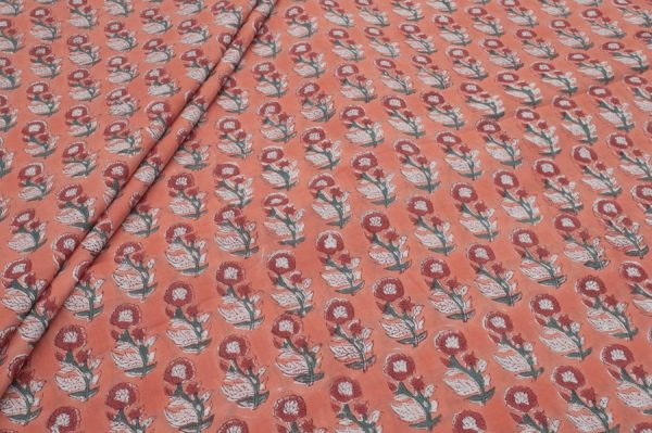 Pure Soft Cotton HandBlock Printed Fabric