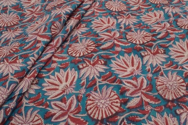 Pre-Cut 2.30m Pure Soft Cotton HandBlock Printed Fabric