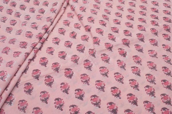Pure Soft Cotton HandBlock Printed Fabric