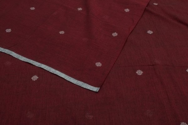 Authentic HandLoom Woven Design Flowy Soft Cotton Fabric